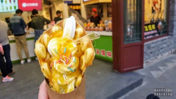 Street food, hutongs in Beijing