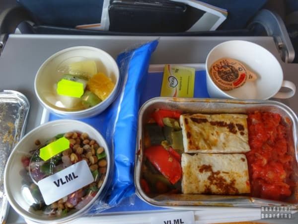 Food on board Air Europa - Caribbean Journey