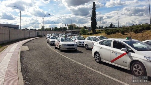 Cab traffic jams in Madrid - A trip to the Caribbean