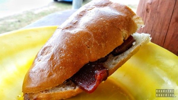 A marmalade sandwich in Playa Larga - Cuba