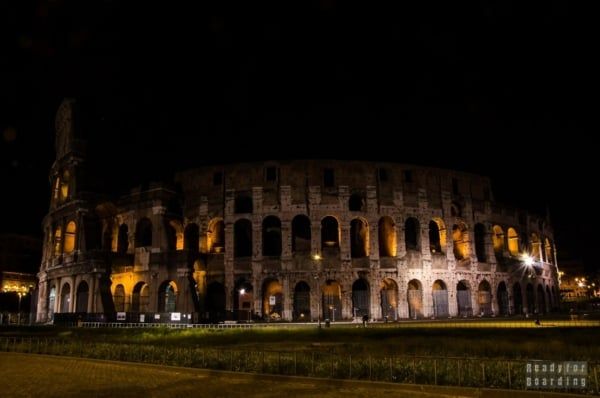 Rome by night, the Colosseum